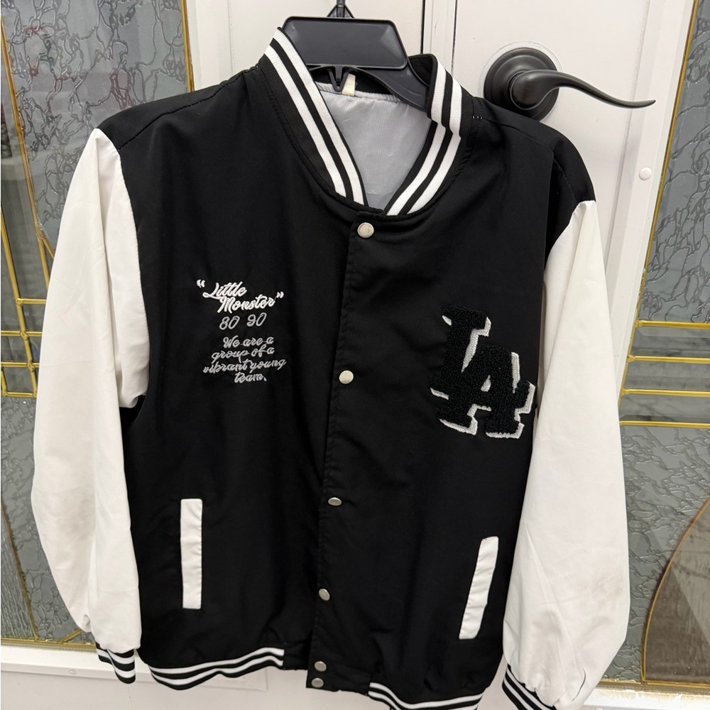 Black and White Varsity Jacket